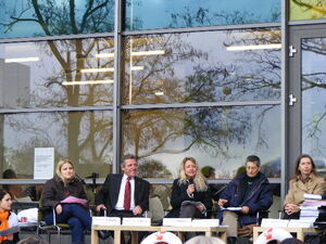 Die Podiumsdiskussion 
