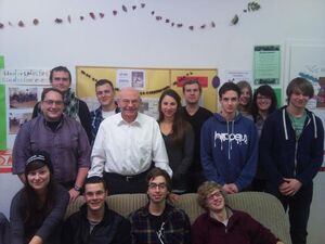 Gruppenfoto der Juso Jahresabschlussfeier 2012